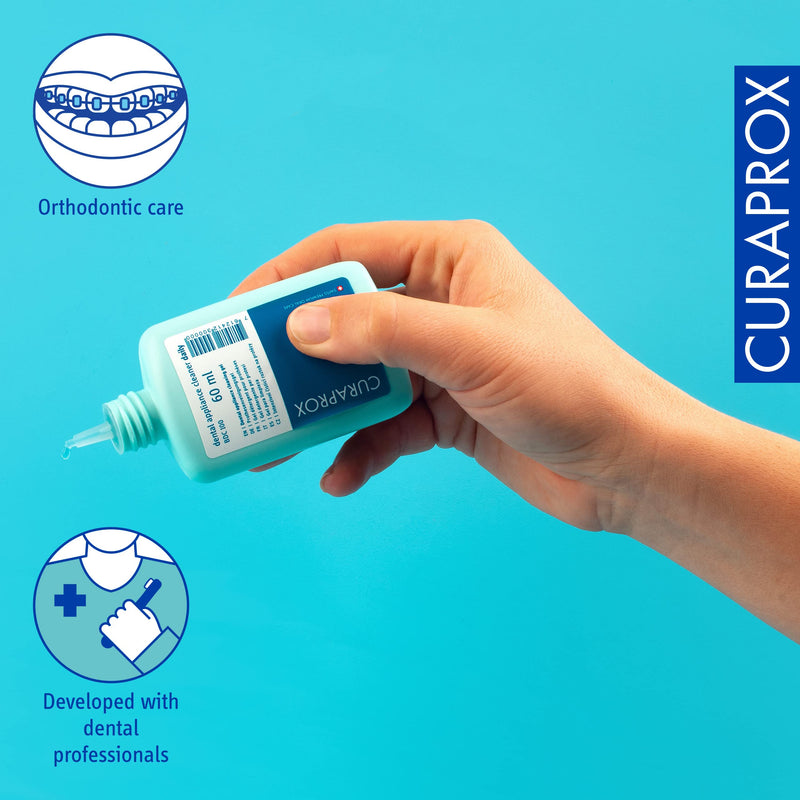Curaprox braces and denture cleaning gel BDC 100 Daily, 60 ml - NewNest Australia
