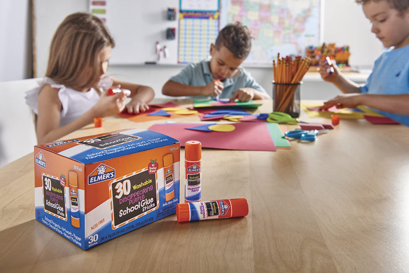 Elmer's All Purpose School Glue Sticks, Washable, 7 Gram, 30 Count - NewNest Australia