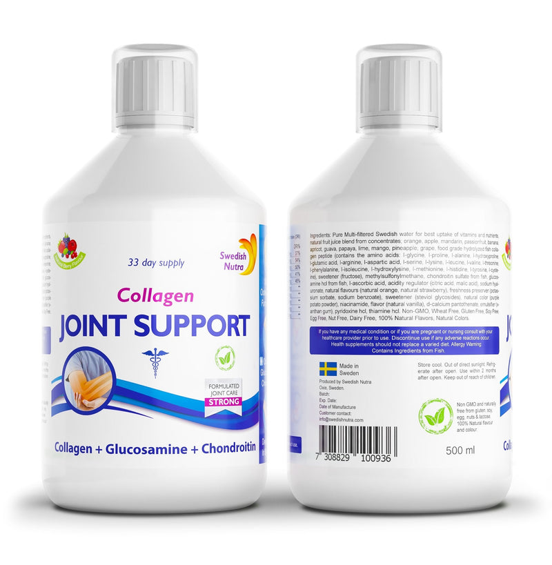 Premium Liquid Joint Support 6000 mg complex of collagen, MSM, glucosamine, chondroitin sulfate - NewNest Australia