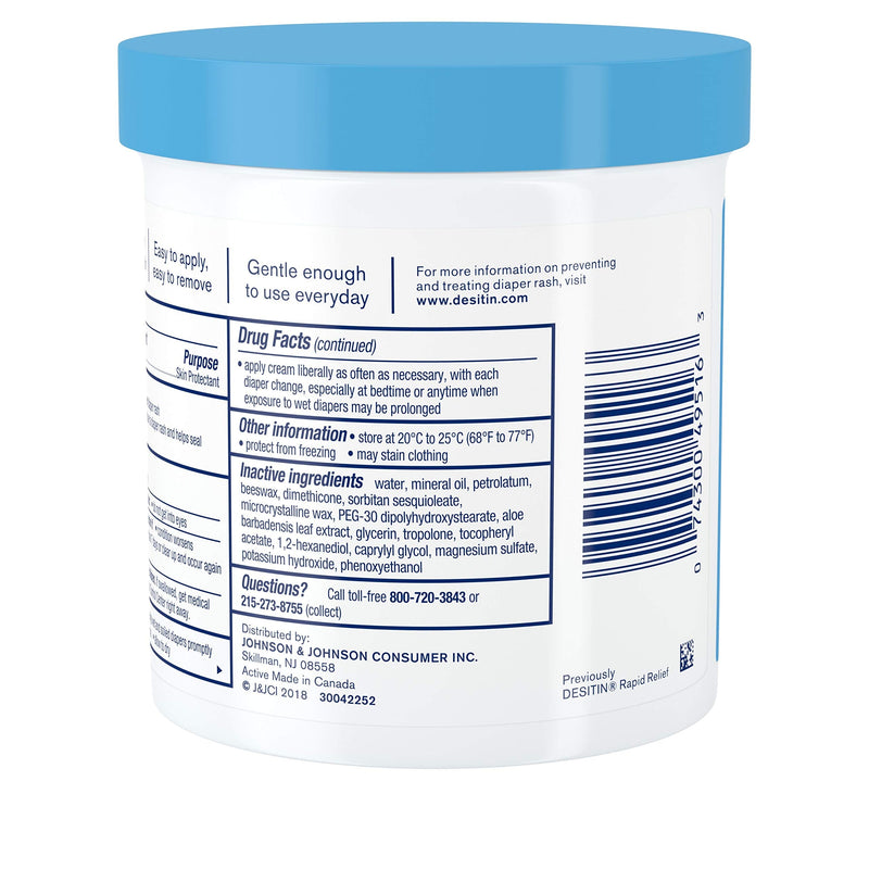 Desitin Daily Defense Baby Diaper Rash Cream with 13% Zinc Oxide, Barrier Cream to Treat, Relieve & Prevent Diaper Rash, Hypoallergenic, Dye-, Phthalate- & Paraben-Free, 16 oz 1 Pound (Pack of 1) - NewNest Australia