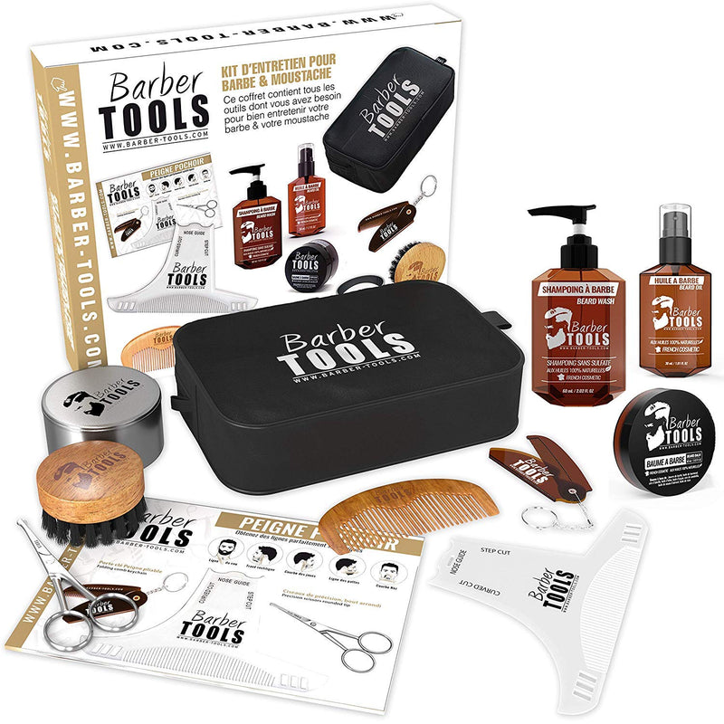 ✮ BARBER TOOLS ✮ Kit/beard care set/beard set/beard and shave | Cosmetics Made in French - NewNest Australia