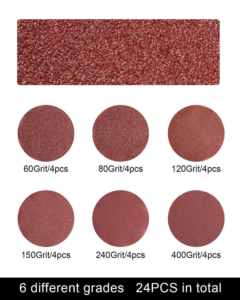 S SATC Sanding Belts 1×30-Inch Sanding belt Belt Sander Belt Sander Paper, (4 Each of 60, 80, 120,150,240,400 Grits) Aluminum Oxide 24PCS 24PCS 1x30inch Sanding Belt - NewNest Australia