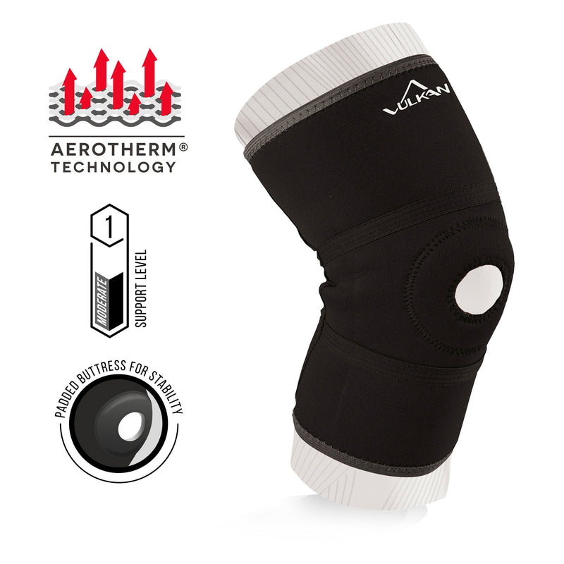 Vulkan Classic Open Knee Support, X-Small, Knee Sleeve With Opening For Patella Support, Braces For Meniscus Tears, Acl Injuries And Knee Stability, Braces For Athletes, Working Out - NewNest Australia