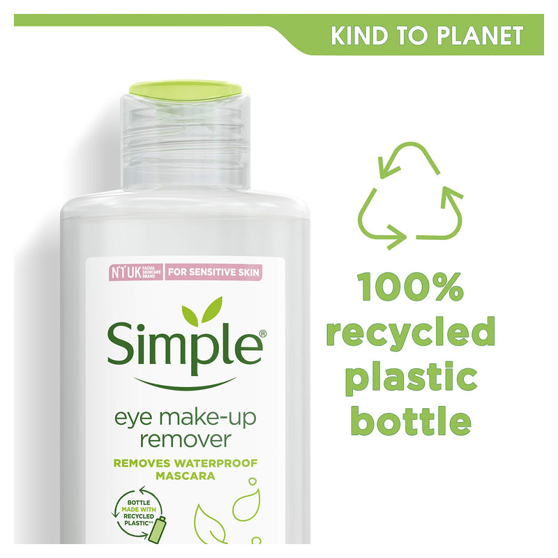 Simple Kind to Skin oil-free Eye Make-Up Remover for sensitive skin 125ml - NewNest Australia