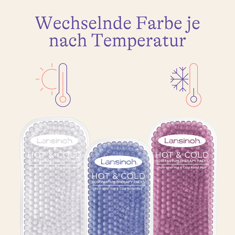 Lansinoh postpartum compress cold & warm - relieves pain and discomfort after birth - NewNest Australia
