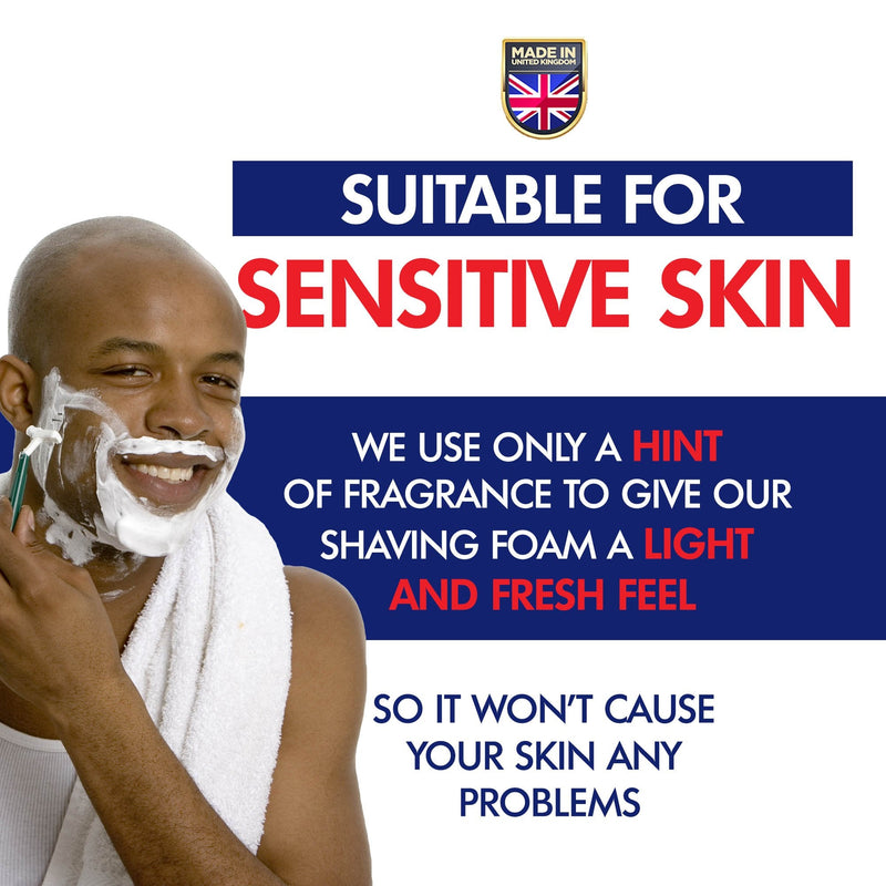 Shaving Cream For Men - Vegan Friendly Peppermint Shave Cream From Gentlemans Face Care Club - Extra Large 150ml Pot With ‘Easy Grip’ Lid + 100% Satisfaction Guarantee - NewNest Australia