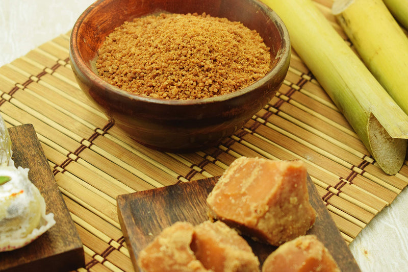 Svtav Jaggery Powder, Hand Crushed Gur Powder | Natural Sweetener | Brown Sugar | Indian Sugarcane Substitute | No Preservatives | No Artificial Flavors - 227G - NewNest Australia