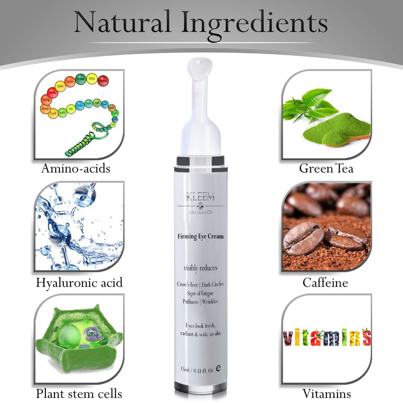 Anti Aging Eye Cream for Dark Circles and Puffiness that Reduces Eye Bags, Crow's Feet, Fine Lines, and Sagginess in JUST 6 WEEKS. The Most Effective Under Eye Cream for Wrinkles (0.51 fl.oz) 0.51 Fl Oz (Pack of 1) - NewNest Australia