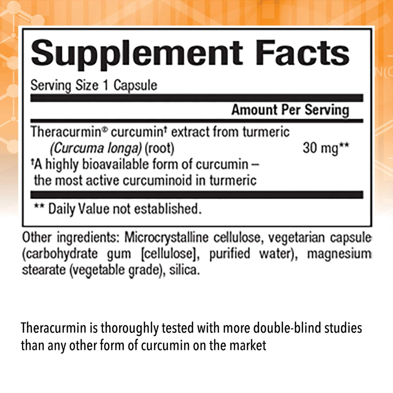 CurcuminRich Theracurmin by Natural Factors, Turmeric, 30 Capsules (30 Servings) 30 Count (Pack of 1) Standard Packaging - NewNest Australia