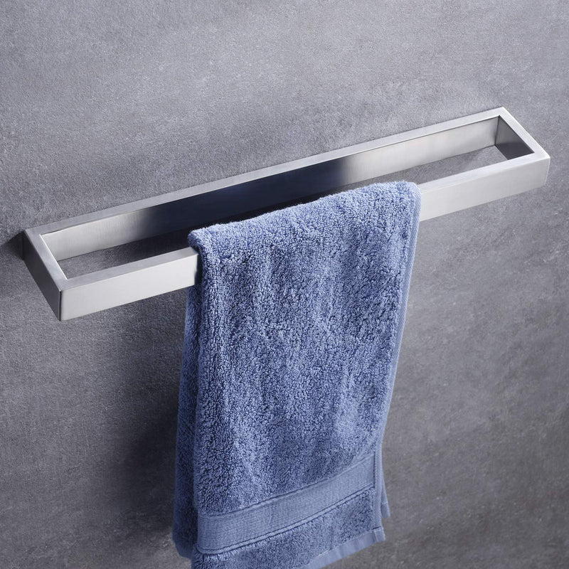 Hoooh Hand Towel Holder for Bathroom, 15-3/4 Inch Brushed Stainless Steel Kitchen Towel Bar Wall Mounted, D110L40-BN Brushed Steel - NewNest Australia