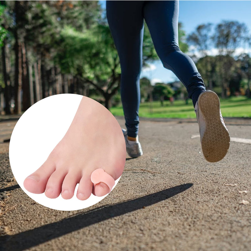 Toe spreader, pack of 6 gel toe stretchers, little toe, silicone toe separators for bunion and hammer toes, hallux valgus correction, relief pressure and pain, toe stretcher for overlapping toes - NewNest Australia
