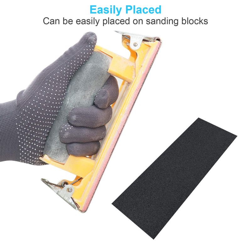 YXYL 60PCS Sand Paper, 120 To 5000 Assorted Grit Sandpaper for Wood Furniture, Wet Sandpaper for Metal Sanding, Automotive Sandpaper, 9 x 3.6 Inch Wet Dry Sandpaper Assortment, Sanding Paper Sheets - NewNest Australia