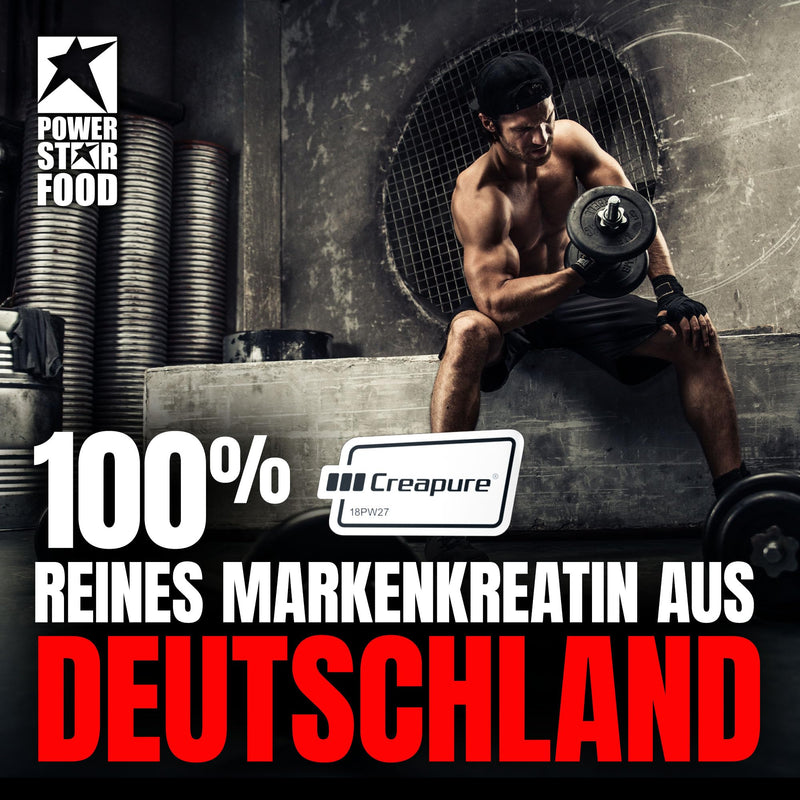 Creatine Pure ‚ 500 G ‚ Purest Monohydrate Powder ‚ Creapure Highest Quality Level, Strongest Muscle Booster ‚ More Maximum Power, Endurance & Increased Muscle Growth ‚ Vegan ‚ Made In Germany - NewNest Australia