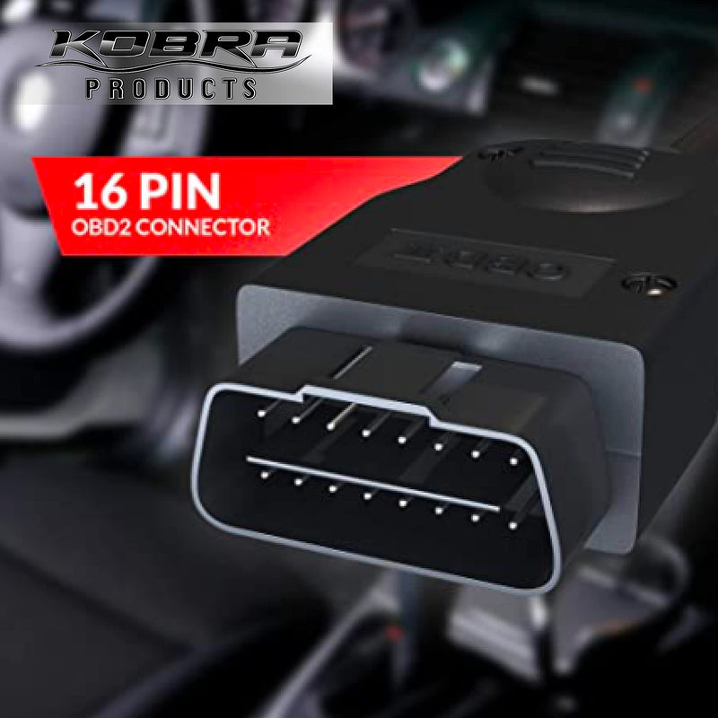 Kobra Newest Version OBD2 Scanner Car Code Reader - Universal Auto OBD Car Diagnostic Tools for All Cars, Automotive Check Engine Readers with Reset (Red and Black) - NewNest Australia