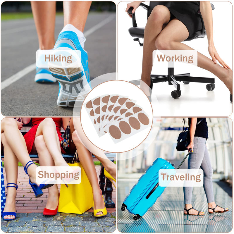 Oval Moleskin Pads Adhesive Blister Tapes Moleskin Coverlets Hiking Unsuitable Shoes Reduce Friction(8 Sheet) - NewNest Australia