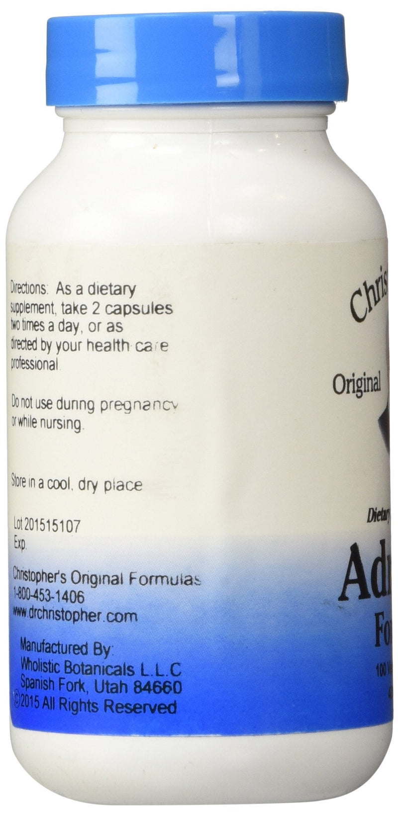 Adrenal Formula Dr. Christopher 100 VCaps - NewNest Australia