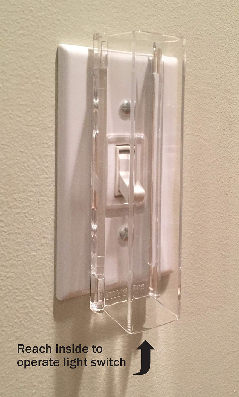 Child Proof Light Switch Guard - for Standard (Toggle) Style Switches - NewNest Australia