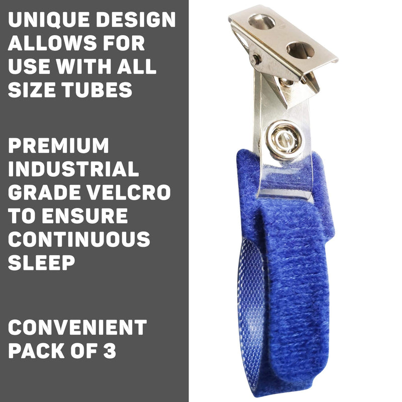 CPAP Hose Holder Clip - Oxygen Tube/Cannula Holder - Tangle Free CPAP Tube System for Uninterrupted Sleep Therapy - 3 Pack 3 Count (Pack of 1) - NewNest Australia