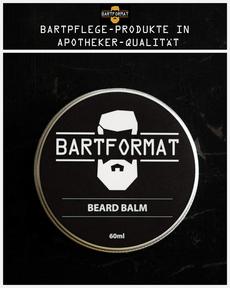 BARTFORMAT® - Beard balm | Beard balm with shea butter, apricot, jojoba and argan oil for supple beard hair and beard care - NewNest Australia