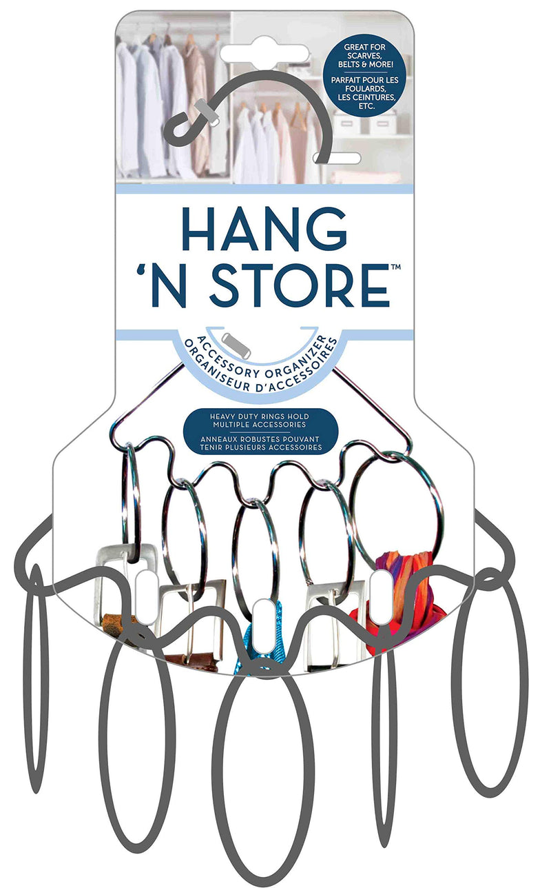 Hang ‘N Store Accessory Organizer- Pefect for Belts, Ties, Delicates, Cable Storing, and much more - Multiple slots in one hanger -Great for hang drying Hang N Store - NewNest Australia