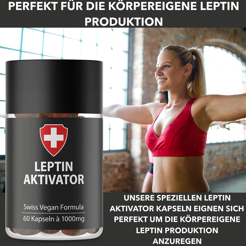 Leptin activator capsules high dosage for leptin diet | Highest quality from Active Swiss | Leptin Metabolism Diet | Natural Diet Support | Slim Lose Leptin in 21 Days | Hormone-free - NewNest Australia