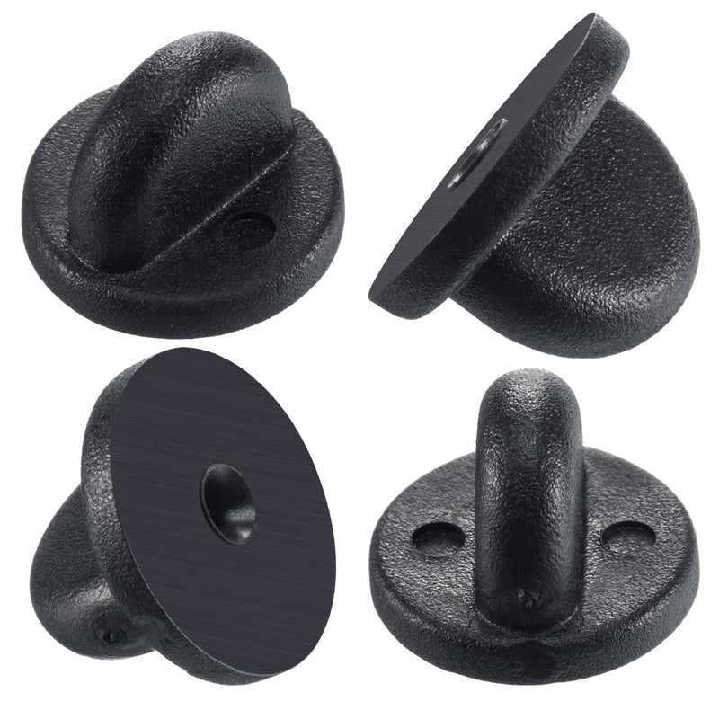 eBoot PVC Rubber Pin Backs, Black (100) 100 - NewNest Australia