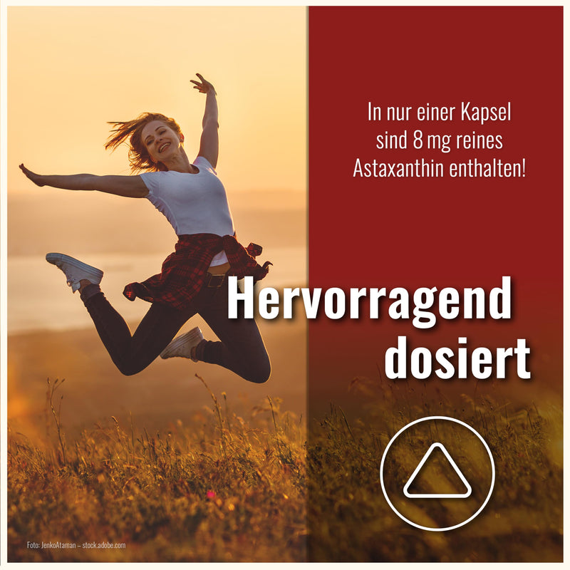 Astaxanthin 8 Mg Depot Capsules - 2 Month Supply - 60 Capsules - High Dose - Vegan - NewNest Australia