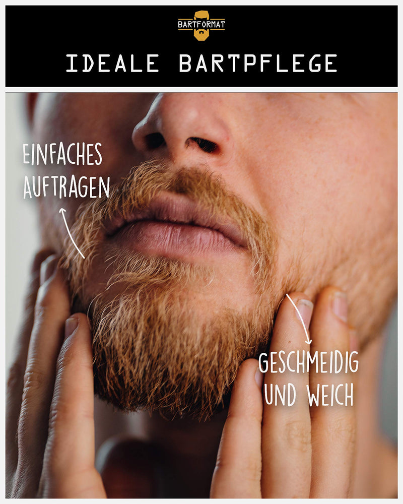 BARTFORMAT® - Beard balm | Beard balm with shea butter, apricot, jojoba and argan oil for supple beard hair and beard care - NewNest Australia