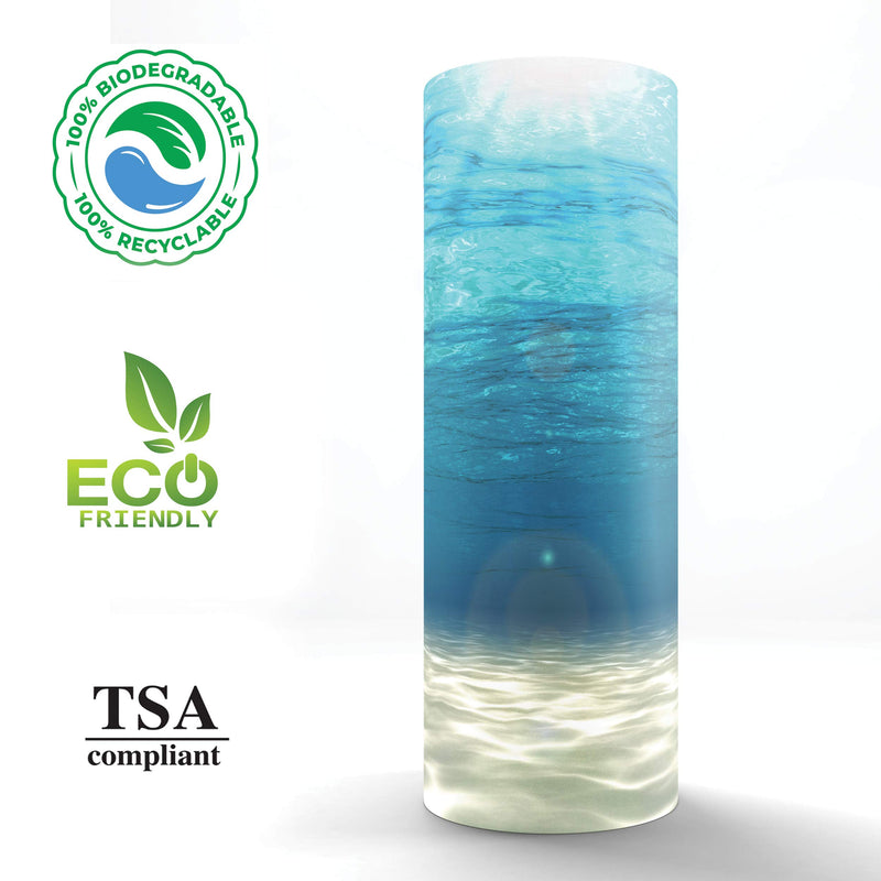 NewNest Australia - Oceanic Cremation Urn Biodegradable & Eco Friendly Cremation Urns for Adult Ashes, Burial Urns, Scattering Tube for Ashes, Scattering Urns for Human Ashes Adult Oceanic Large / Adult 