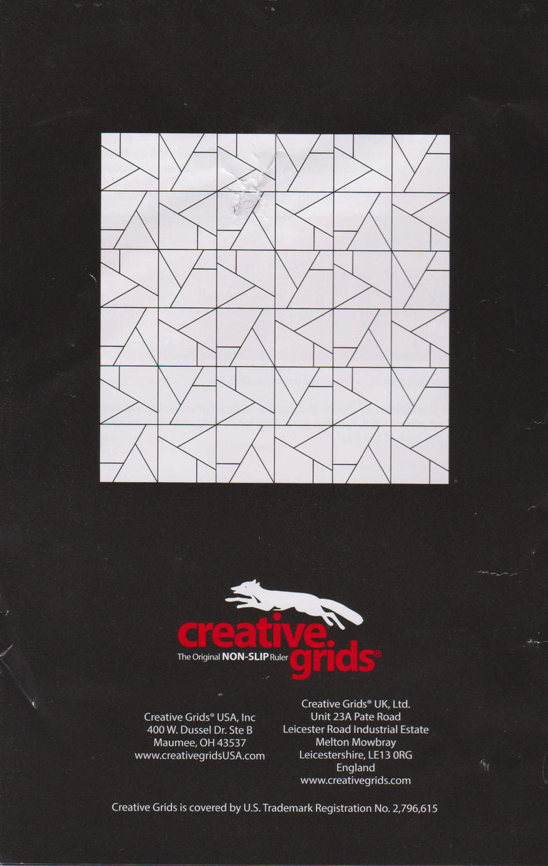 Creative Grids Scrap Crazy 6 Templates Quilt Ruler 4pc Set - CGRMT6 - NewNest Australia
