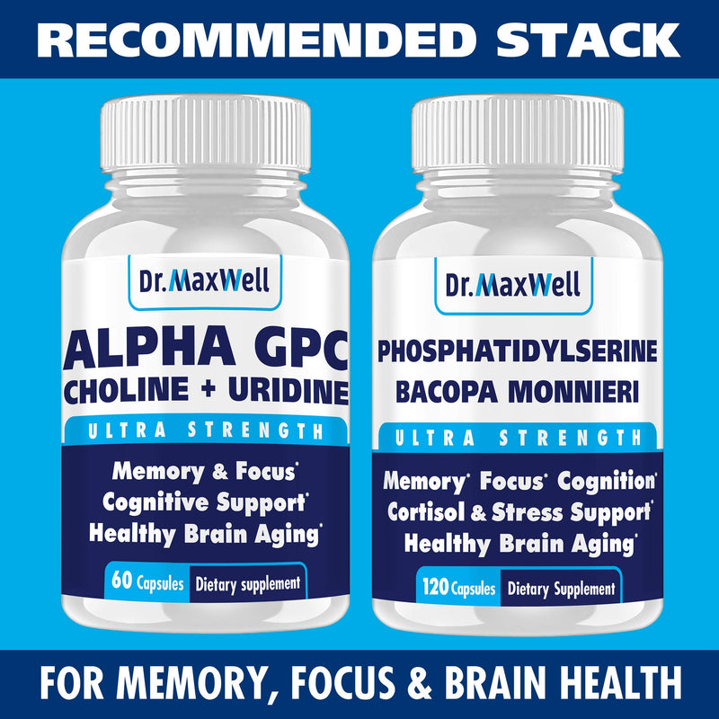 Alpha GPC 600mg + Uridine, a Choline Enhancer. Better Than Alpha-GPC or Uridine Аlone. Best Alpha GPC Choline: 2in1, Soy Free, No Fillers, USA. Best Choline Form, 60 Pills, Money Back Guarantee - NewNest Australia