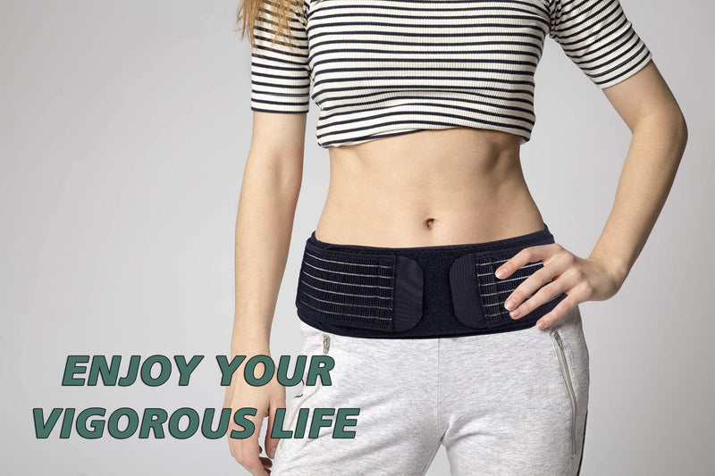 Thx4COPPER Compression Adjustable Sacroiliac Hip Waist Compression Belt, Lower Back Support Brace, Pain Relief for Sciatica, Pelvis, Lumbar,Nerve,Leg,SI Joint,Anti-Slip Pelvic for Men/Women Normal thickness fabric XL - NewNest Australia