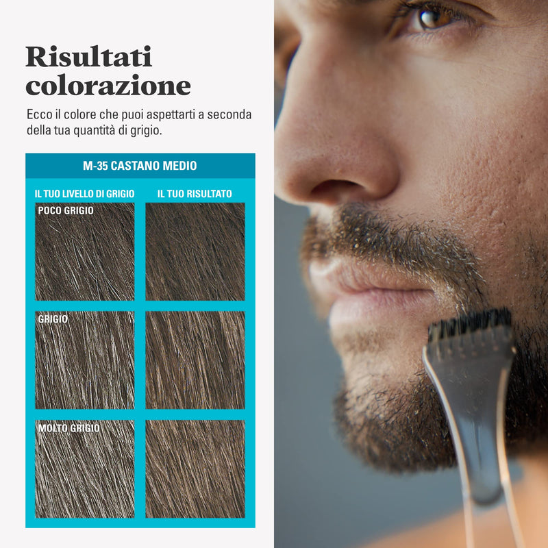 Just for Men Mustache & Beard, M35, medium brown, beard dye 28 g, 1 piece - NewNest Australia