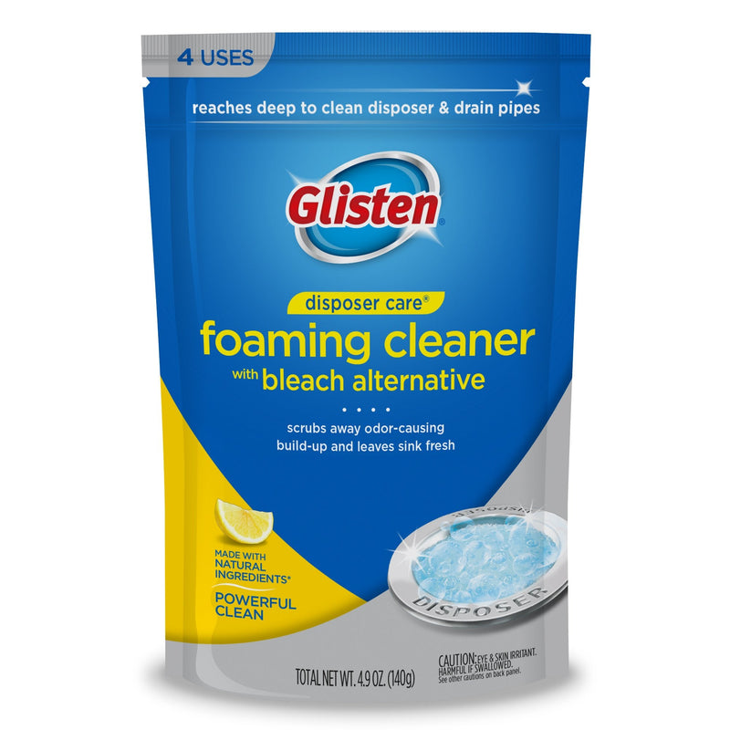 Glisten DP06N-PB Garbage Disposer Foaming Cleaner, Lemon Scent, 2-Pack (8 Uses), 2 Pack, Blue, 9 Ounce - NewNest Australia