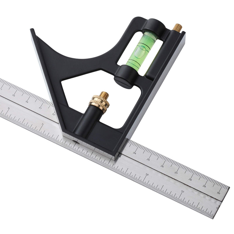 Mr. Pen- Combination Square, 12" Combo Square, Carpentry Tools, Carpenter Square, Woodworking Tools, Metal Ruler, Framing Square, T Square, T Ruler, Combination Square Set, Square Tool, Metal Square - NewNest Australia