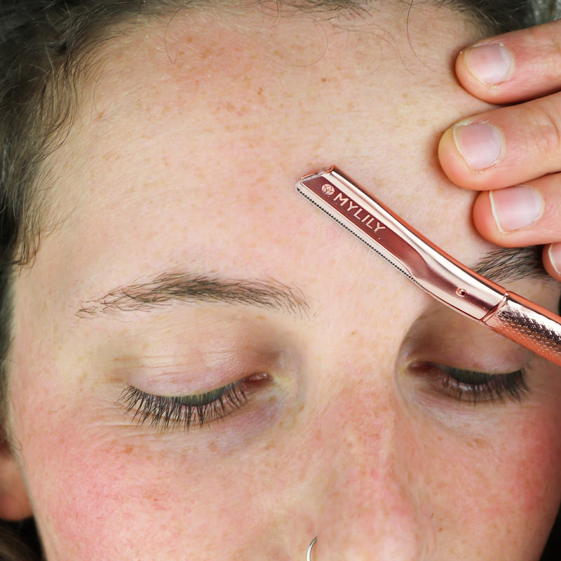 MYLILY eyebrow razor rose gold | Facial razor women | Dermaplaning face | Eyebrow razor for women | Face Razor Woman | Eyebrow knife - NewNest Australia