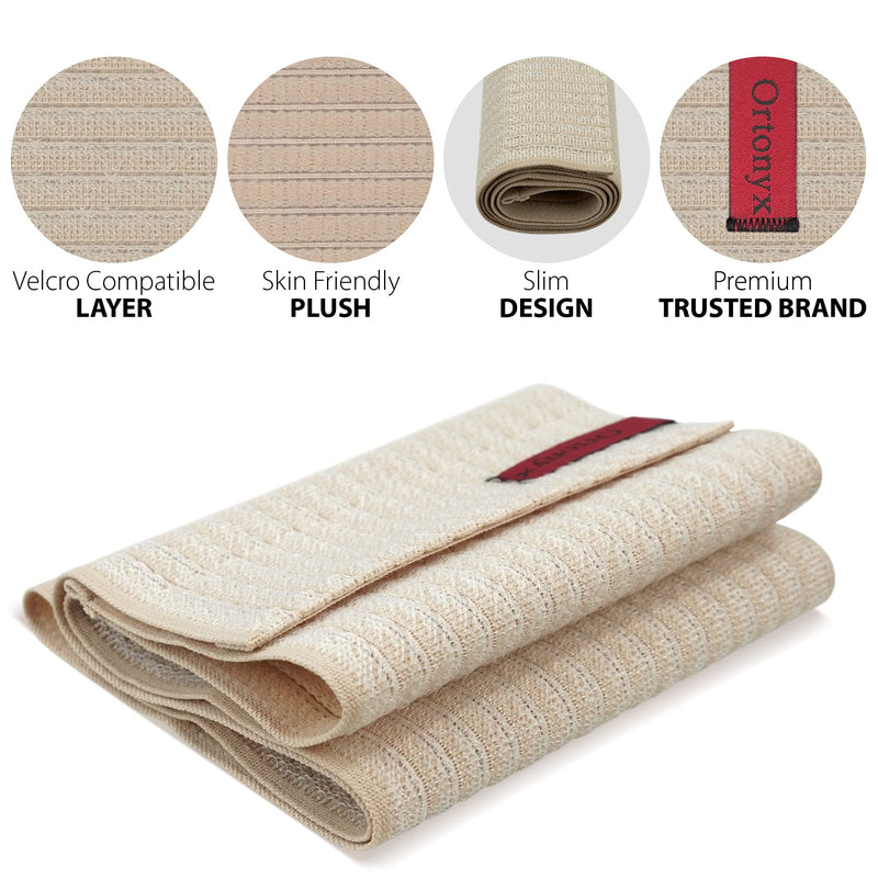ORTONYX 6.25" Abdominal Binder for Men and Women/Postpartum Post-operative Post-surgery Wrap/Abdomen Navel Umbilical Hernia Support Belt / 524006 Beige L/XXL L/XXL (35"-52") - NewNest Australia