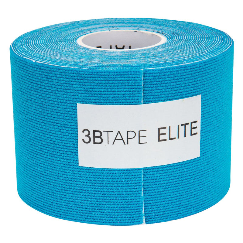 3BTAPE ELITE - 5m x 5cm of Kinesiology Tape - Elastic Muscle and Joints Support Tape for Exercise, Sports and Injury Recovery, Muscle Pain Tape - Water Resistant Sport Tape - Blue - NewNest Australia