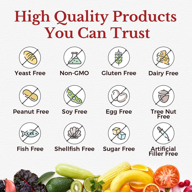 Vitalitown Magnesium Complex, Magnesium Glycinate, Malate, Taurate & Citrate, Chelated Forms, High Absorption, Bone, Heart, Muscle, Immune, Brain, Heart, Energy, Sleep & Digestion, Non-GMO - NewNest Australia