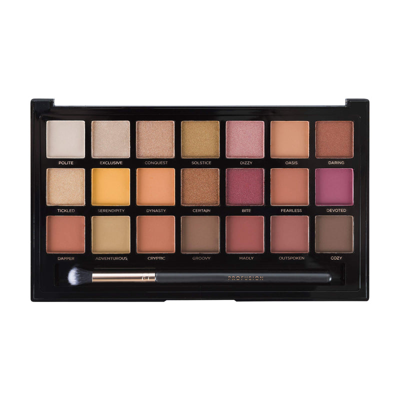 Profusion Cosmetics Siennas 21 Shade Eyeshadow Palette, Multicolour - NewNest Australia