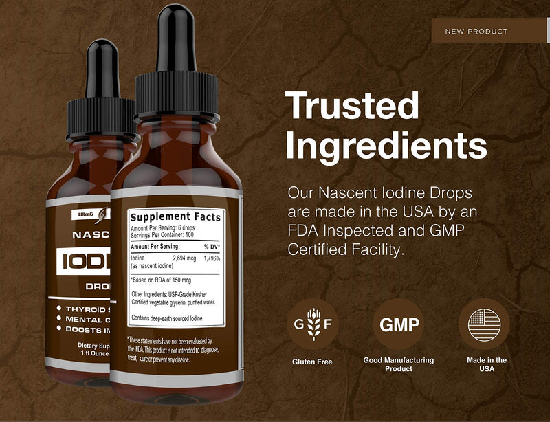 Nascent Iodine Supplement - an Iodine Solution for Increased Energy. Nascent Iodine Drops — an Immunity Booster. A Liquid Iodine Supplement with Great Absorption. - NewNest Australia