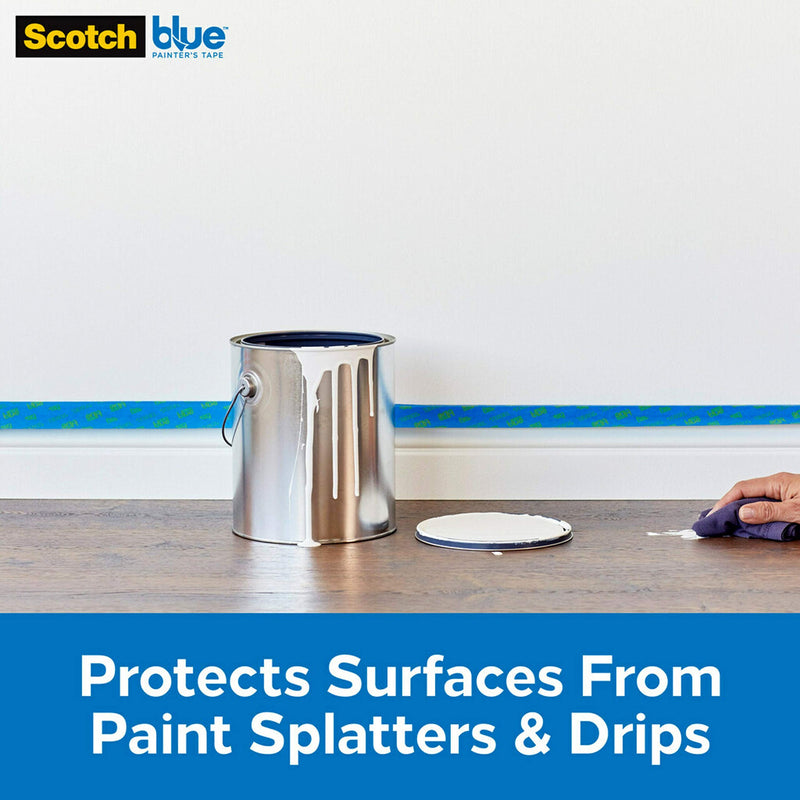 ScotchBlue Pre-taped Painter's Plastic, Unfolds to 24 inches by 30 yards, PT2093EL-24 24" Width - NewNest Australia