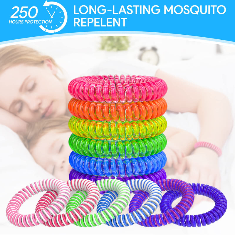 Mosquito Repellent Bracelet, LYUNIT 12 Packs Mosquito Bands, 100% Natural Deet Free Insect Repellent Bands, Anti Insects,Bugs and Midge, Long-Lasting Waterproof, Safe Pest Control for Kids and Adults - NewNest Australia