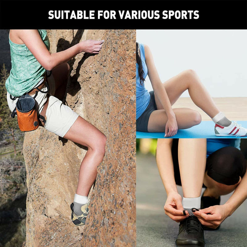 Pair of Breathable Plantar Fasciitis Socks | Compression Foot Sleeves Support Arthritis Foot Arch Ankle Heel Achilles Tendon Brace | Men and Women Night Splint Pain Relief |Sports Football Running Pink L/XL (6.5-9 UK) - NewNest Australia