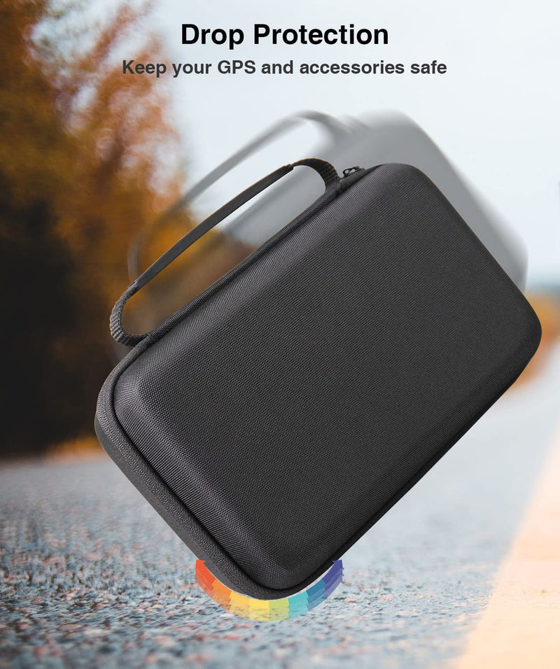 HESPLUS Hard Storage Travel Case Compatible with 6-7" Inch for Garmin DriveSmart 65 / 61 LMT-S Drive 61 / 50 Nuvi 2797LMT 65LM 2757LM 2689LMT Tomtom Go Via Mio GPS Navigator and Accessories - NewNest Australia