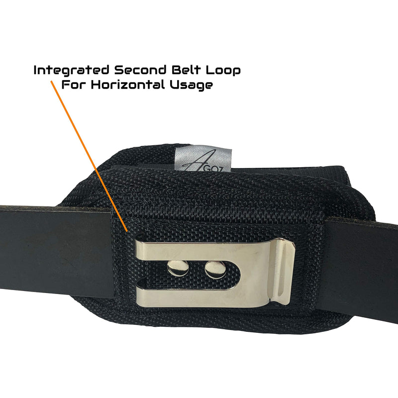 AGOZ Rugged Insulin Pump Belt Case, CGM Device, Glucose Meter, Inhaler Case, Belt Clip Pouch with Belt Loops, Vertical Protective Cover Insulin Pump Holder - NewNest Australia
