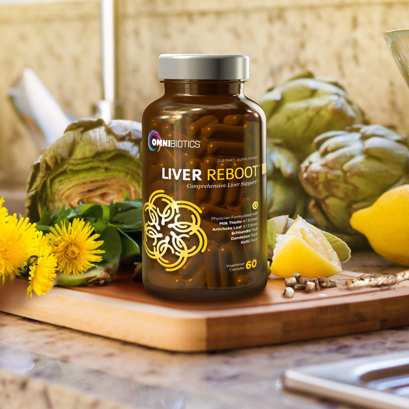 Liver Detox Supplement, Liver Cleanse Support | Milk Thistle Extract, Globe Artichoke, Dandelion Root | 60 Vegan Capsules Liver Reboot - NewNest Australia