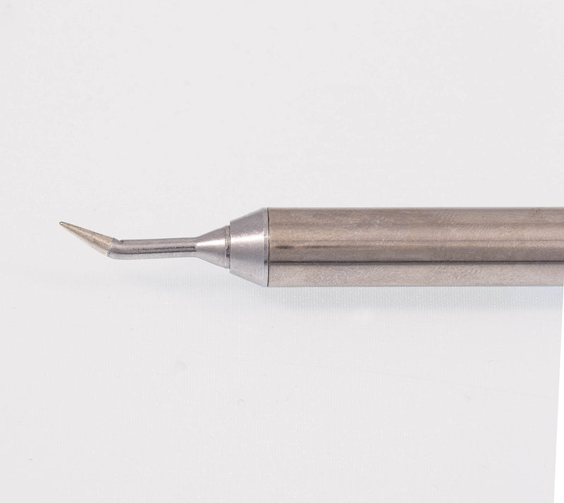 Metcal SFV-CNB04A Series SxV Hand Soldering Tip for Most Standard Application, 421°C Maximum Tip Temperature, Conical Optimized for Thermal Performance, Bent Long Reach, 0.4mm Tip Size, 15.5mm Tip Length - NewNest Australia