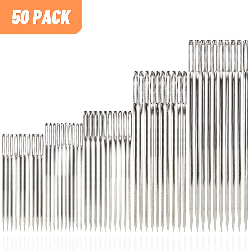 Mr. Pen- Large Eye Needles for Hand Sewing, 50 Pack, Assorted Sizes, Sewing Needles, Needles, Needles for Sewing, Embroidery Needles for Hand Sewing, Sewing Needles Large Eye, Big Eye Needle - NewNest Australia
