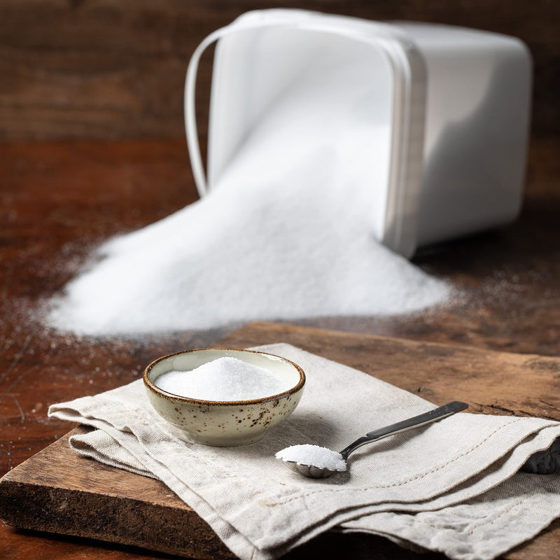 Erythritol Erythritol in a bucket calorie-free sugar substitute in a container without genetic engineering natural sugar alternative easily soluble sweetener 70% sweetening power of sugar Vitalesia 2.5kg - 5kg (5 kg) 5.00 kg (pack of 1) - NewNest Australia